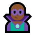 🦹🏾‍♂️ man supervillain: medium-dark skin tone display on Windows